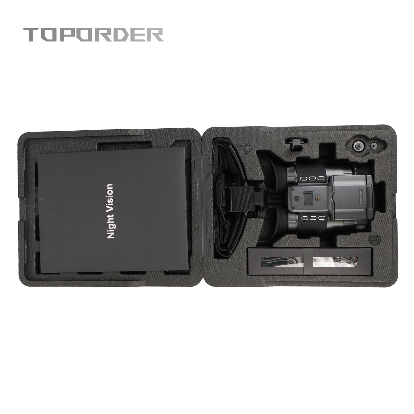Night Vision Device- Dual Tube Dual Screen 4K (Flip cover)