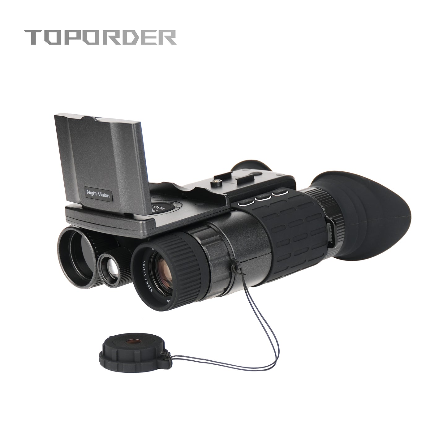 Night Vision Device- Dual Tube Dual Screen 4K (Flip cover)