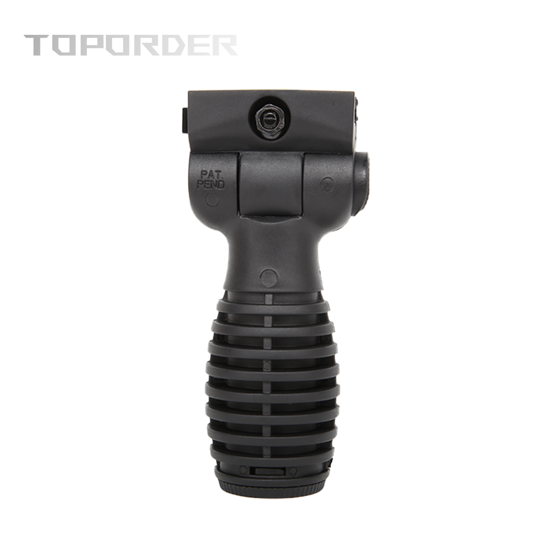 Vertical grip- Vertical foregrip at the front of the rifle
