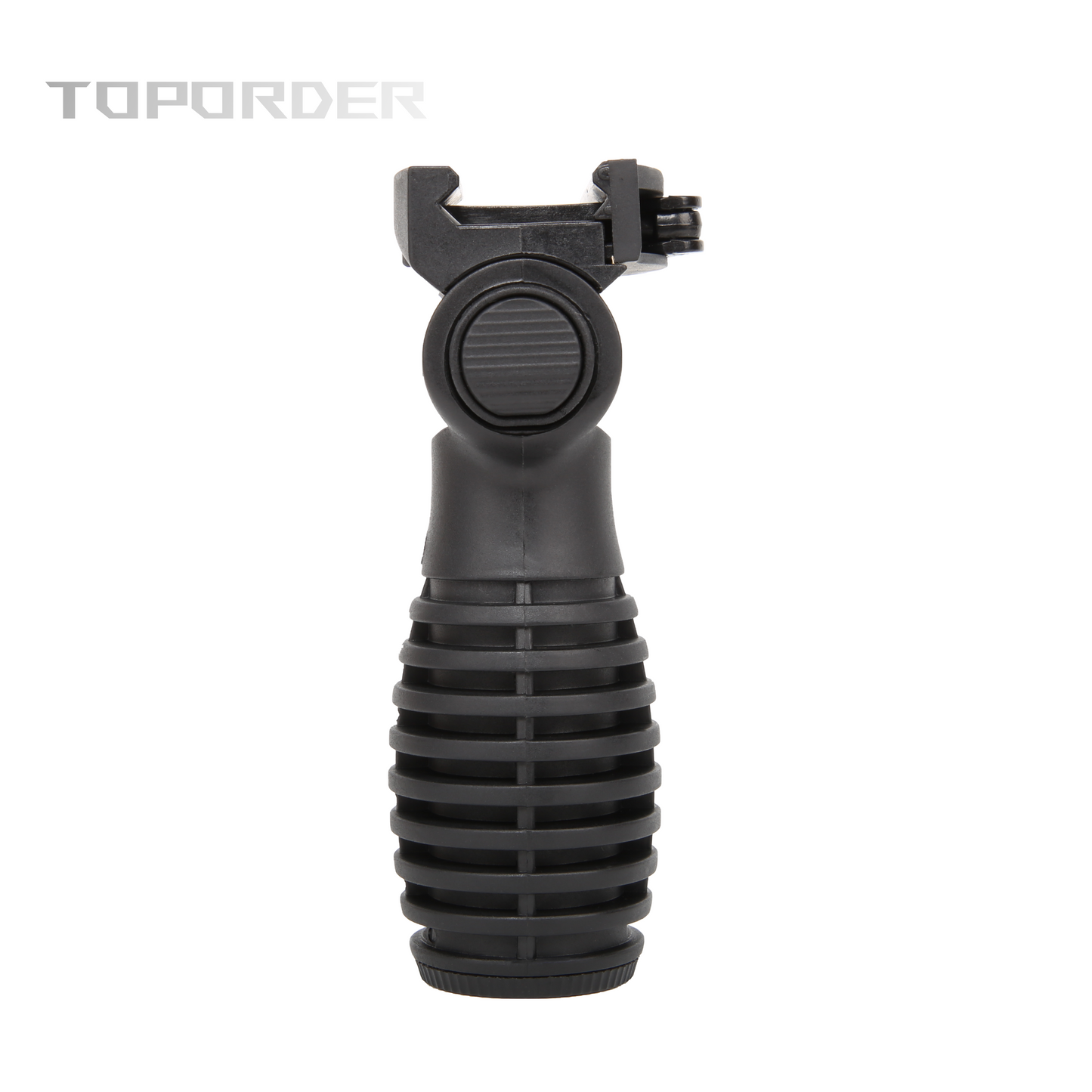 Vertical grip- Vertical foregrip at the front of the rifle
