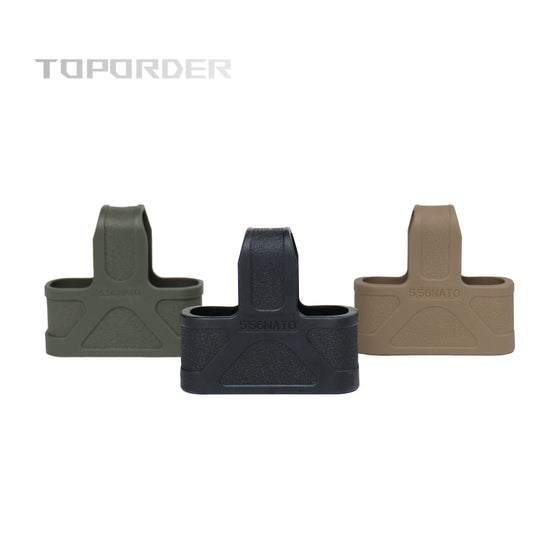 5.56 Rubber Cage Loops Fast Mag 5.56 – Compatible with Airsoft M4/M16 Magazines Quick Reload Assist New Version