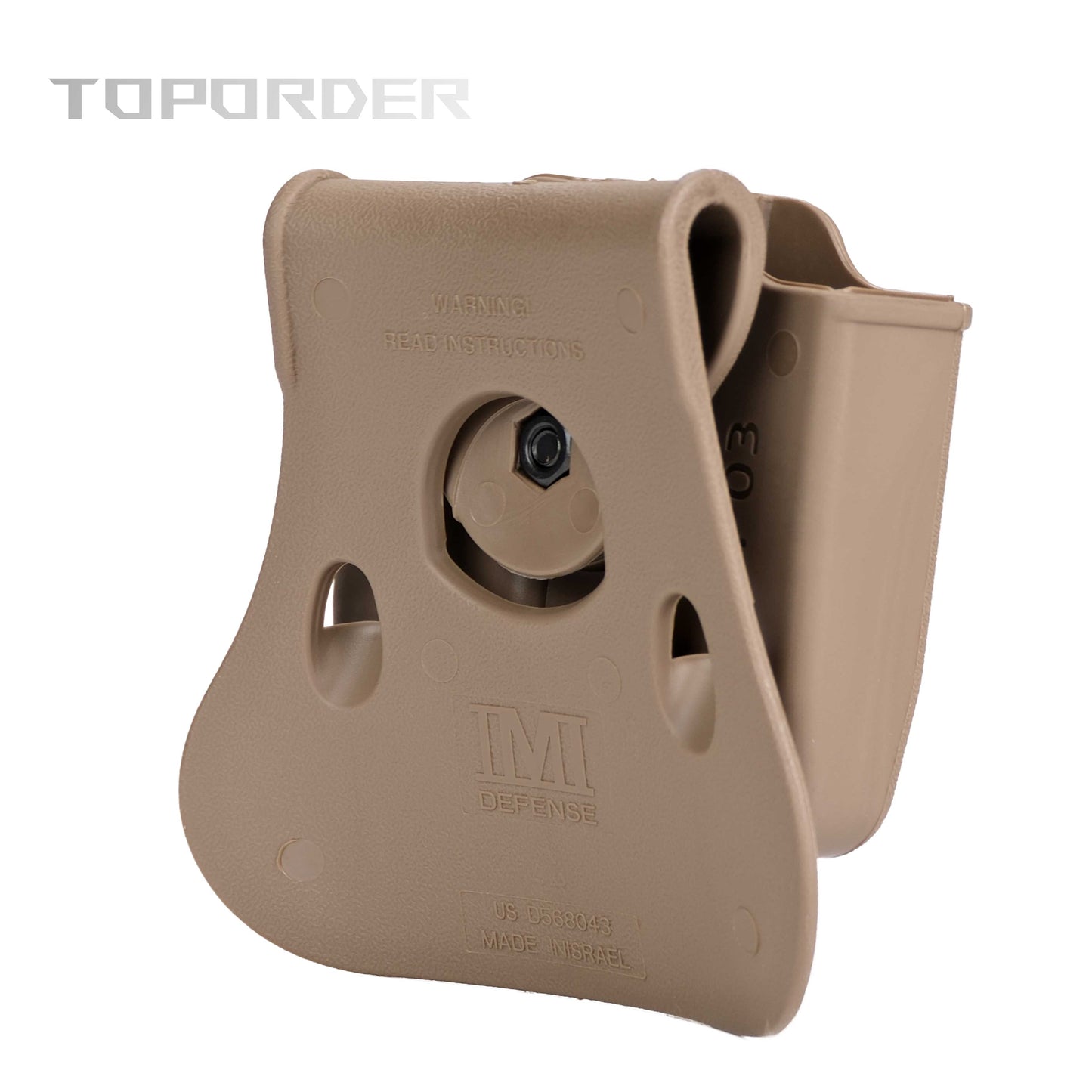 Glock pistol tactical holster, suitable for Glock G17, G19, G22, G23 9mm double magazine pocket hunting outdoors