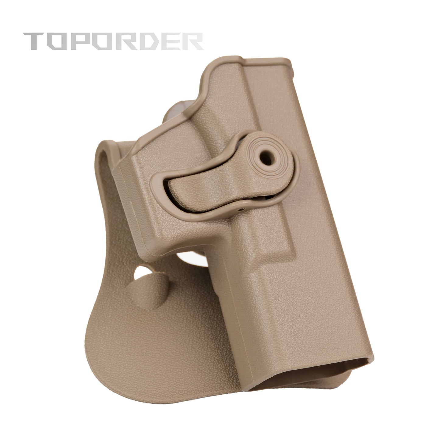 Glock pistol tactical holster, suitable for Glock G17, G19, G22, G23 9mm double magazine pocket hunting outdoors