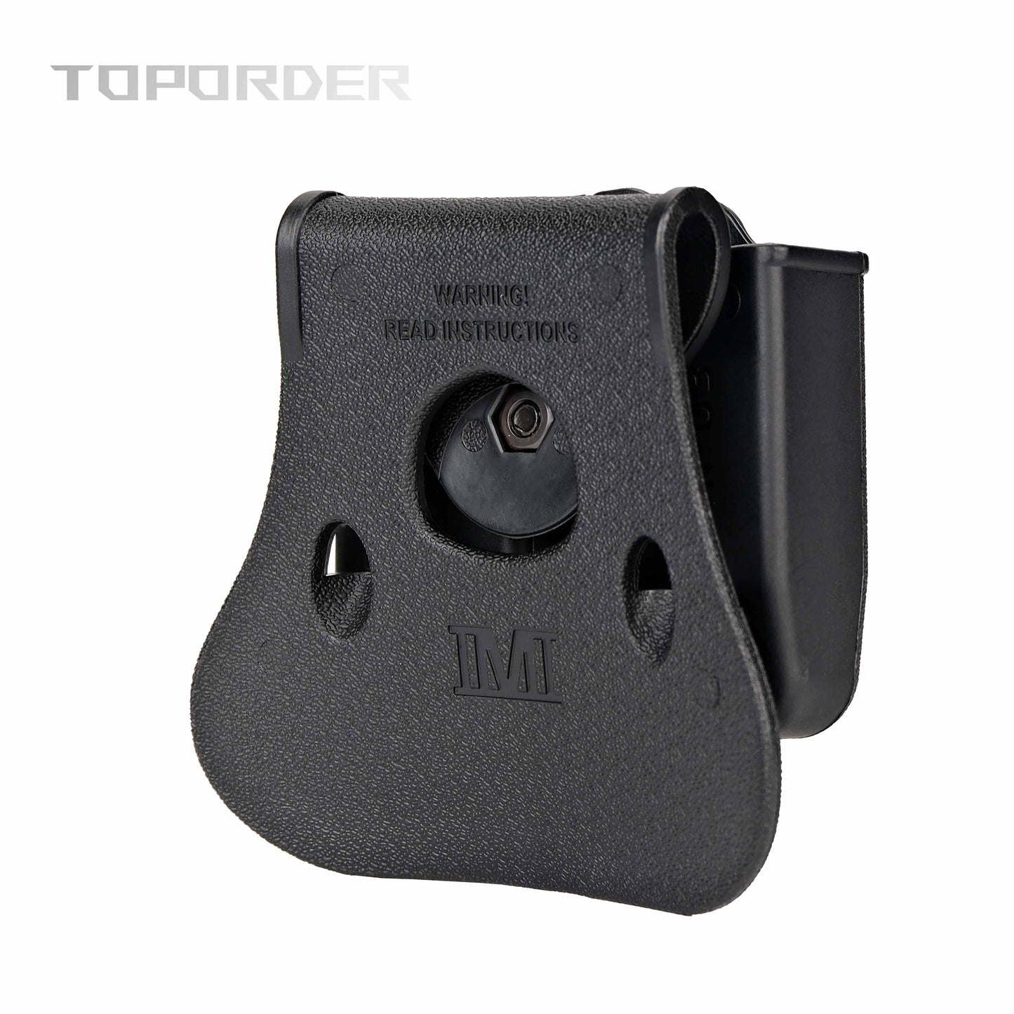 Glock pistol tactical holster, suitable for Glock G17, G19, G22, G23 9mm double magazine pocket hunting outdoors