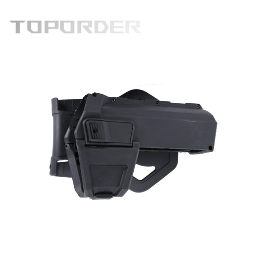 Tactical Glock 17 18 19 Movable Pistol Holster IR Laser Flashlight Mounted Airsoft Colt G17 Lock Gun Weapon Light X300