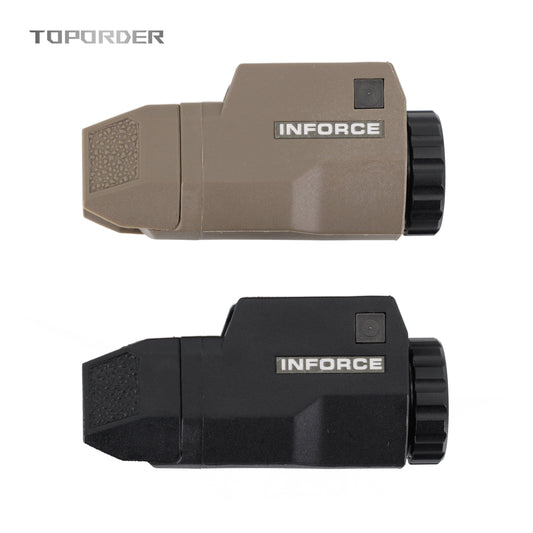 Tactical APL-C ScoutLight White LED Airsoft Hanging Pistol Rifle Weapon Hunting Flashlight Nylon Fit 20mm Rail Glock 17 19 G17 - TOPORDER