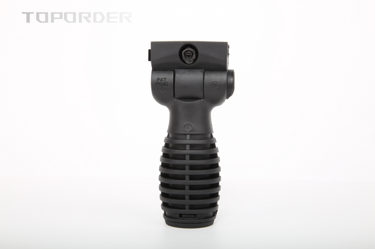 Vertical grip- Vertical foregrip at the front of the rifle