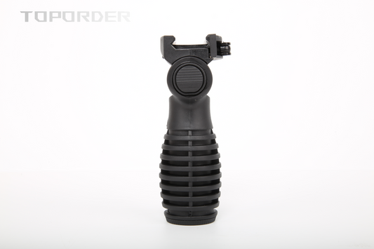 Vertical grip- Vertical foregrip at the front of the rifle