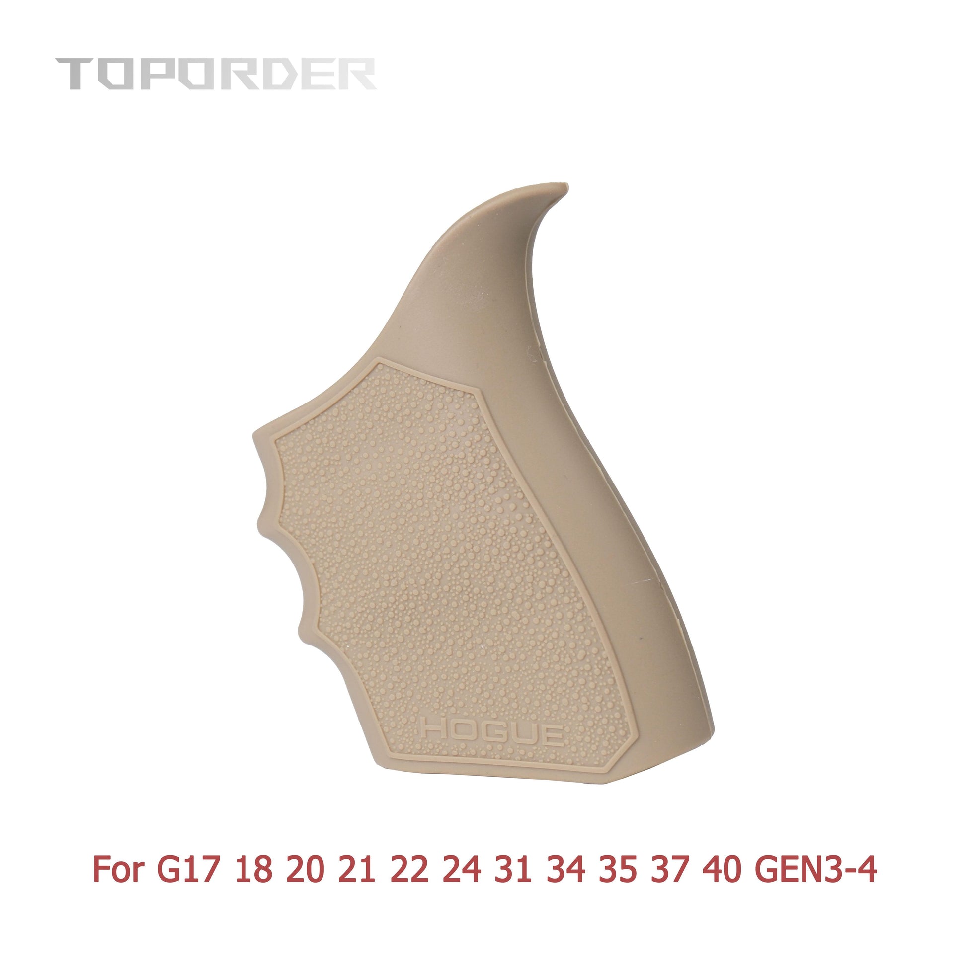 Tactical Pistol Rubber Grip Anti Slip Glove for Glock 17 19 20 21 22 23 31 32 Tactical Hunting Accessories - TOPORDER