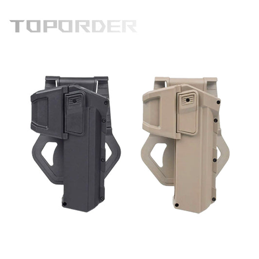 Tactical Glock 17 18 19 Movable Pistol Holster IR Laser Flashlight Mounted Airsoft Colt G17 Lock Gun Weapon Light X300