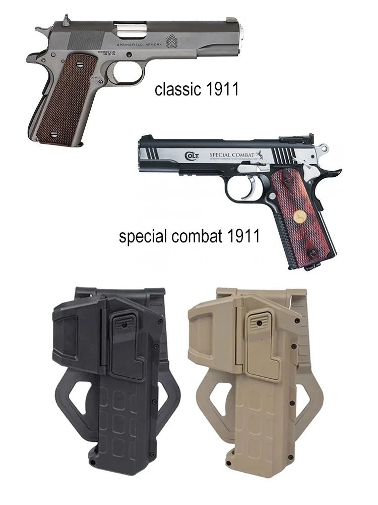 Tactical Pistol Holsters For Airsoft Classic And Special Combat Colt old 1911 X300 Weapon Gun Flashlight With Waist Gun Holster