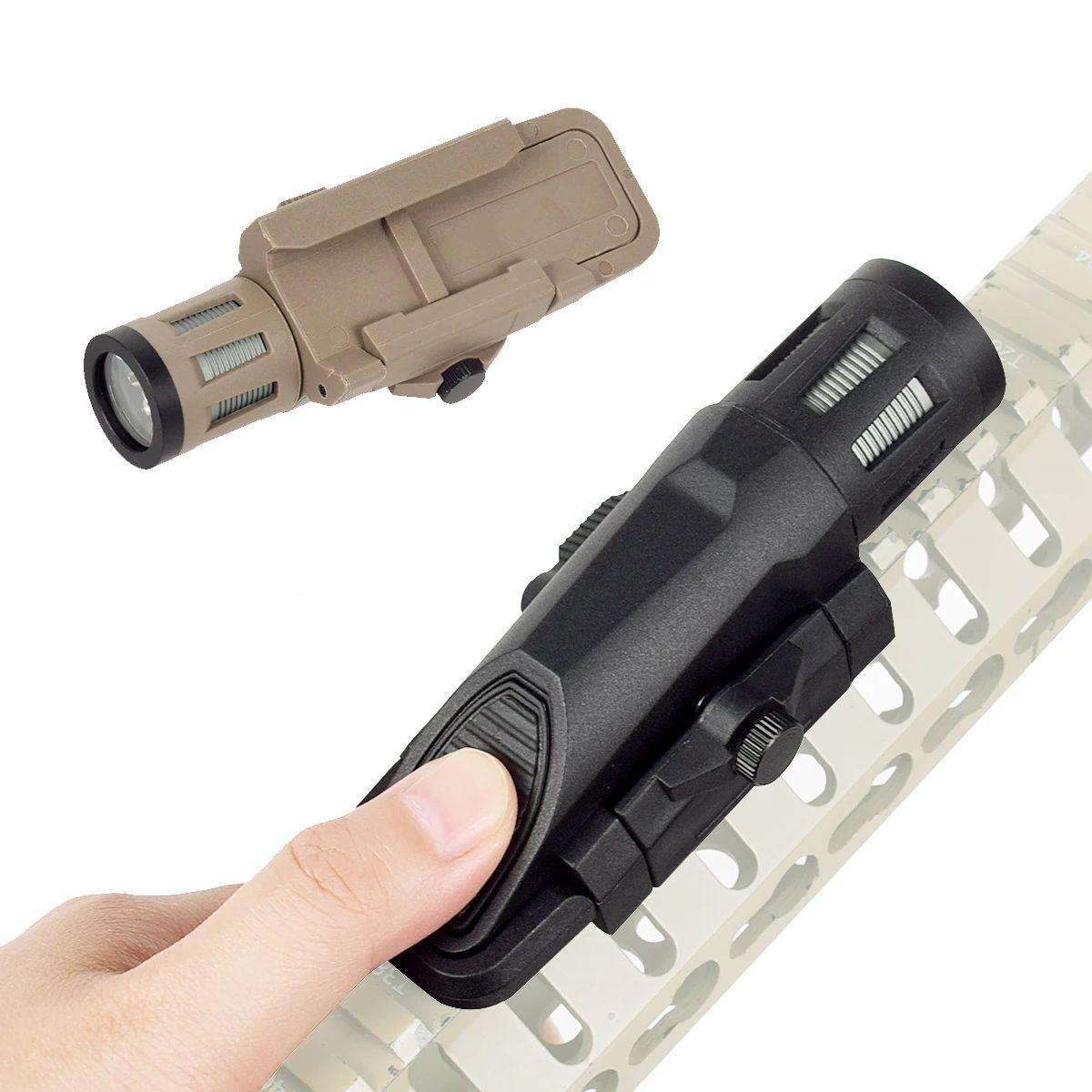 Tactial WML-G2 WML Hunting Gun Scout light Hunting Weapon LED Strobe Consant Momentary Flashlight Fit 20mm Picatinny Rail - TOPORDER